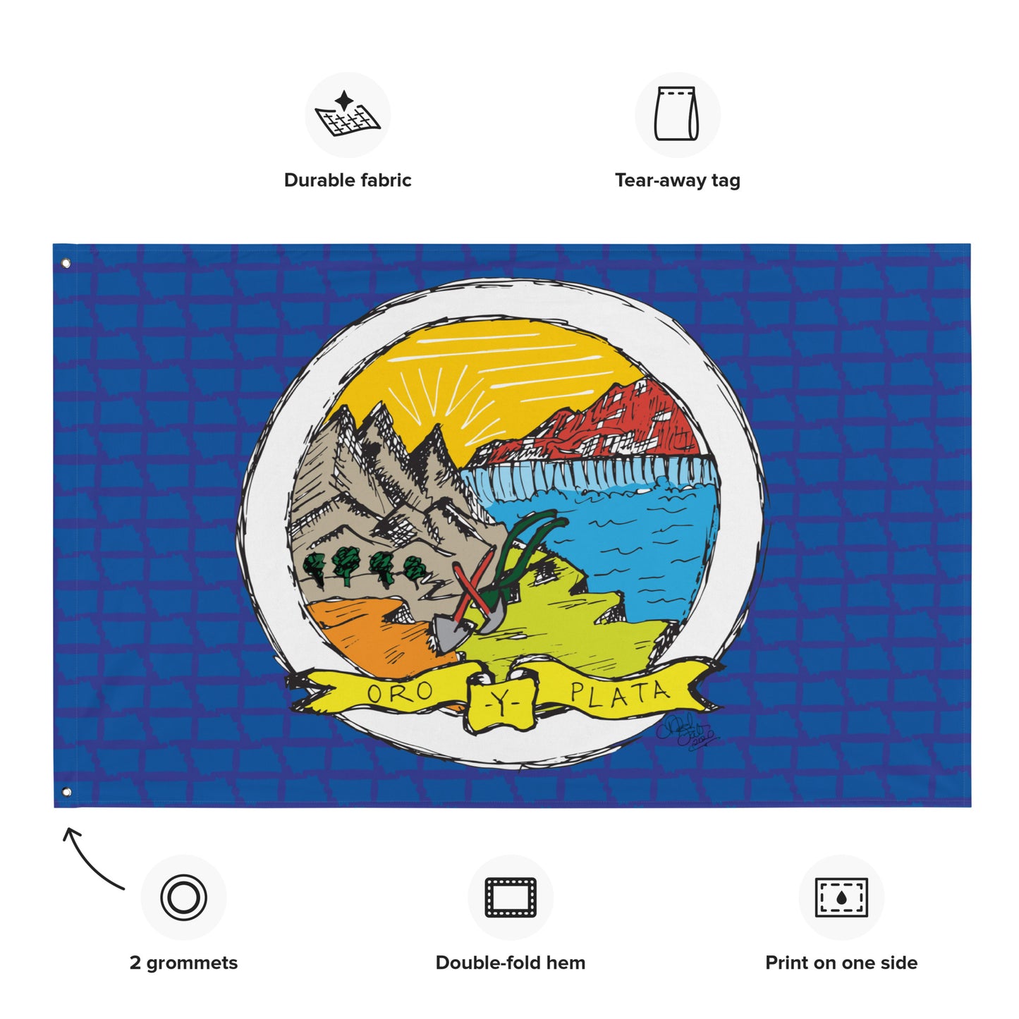 Oro Y Plata: Montana State Seal Flag