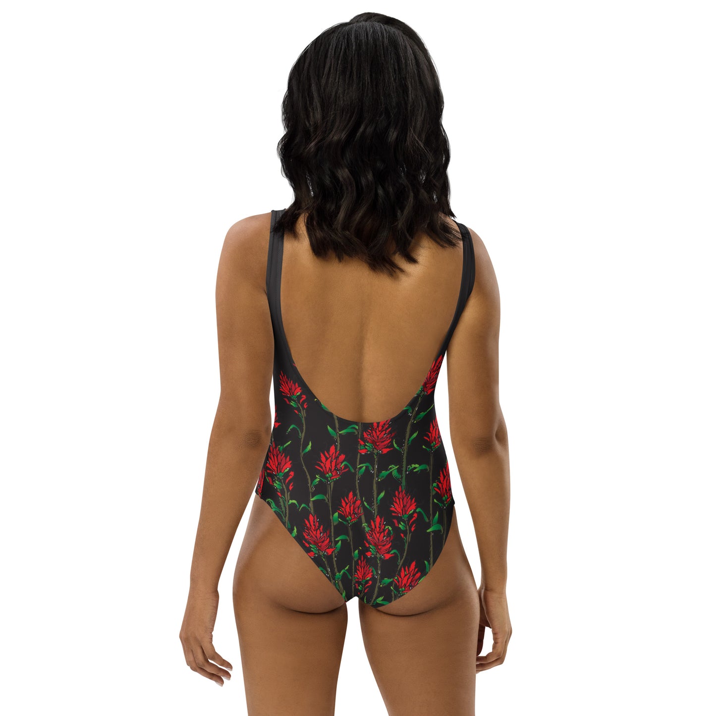 Indian Paintbrush Flowers Women's One-Piece Swimsuit