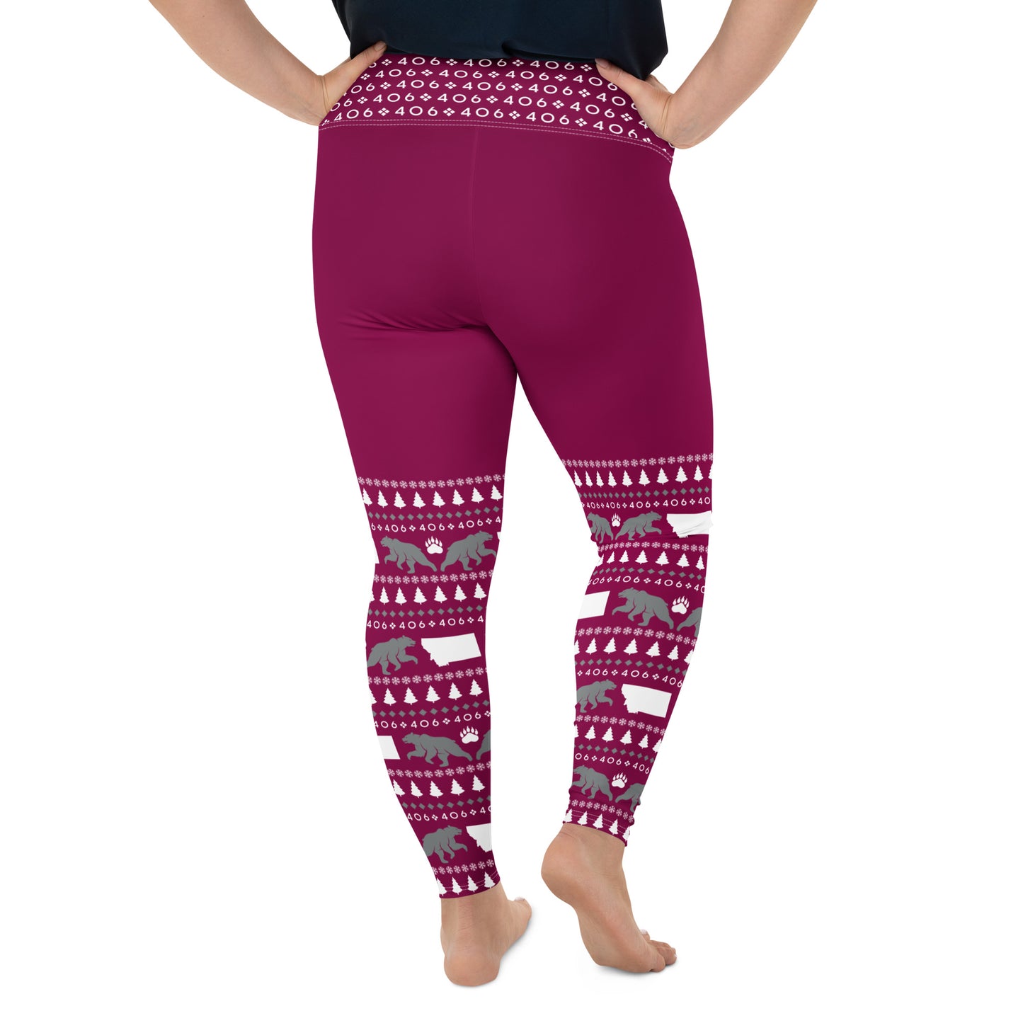 Montana Griz Plus Size Yoga Leggings