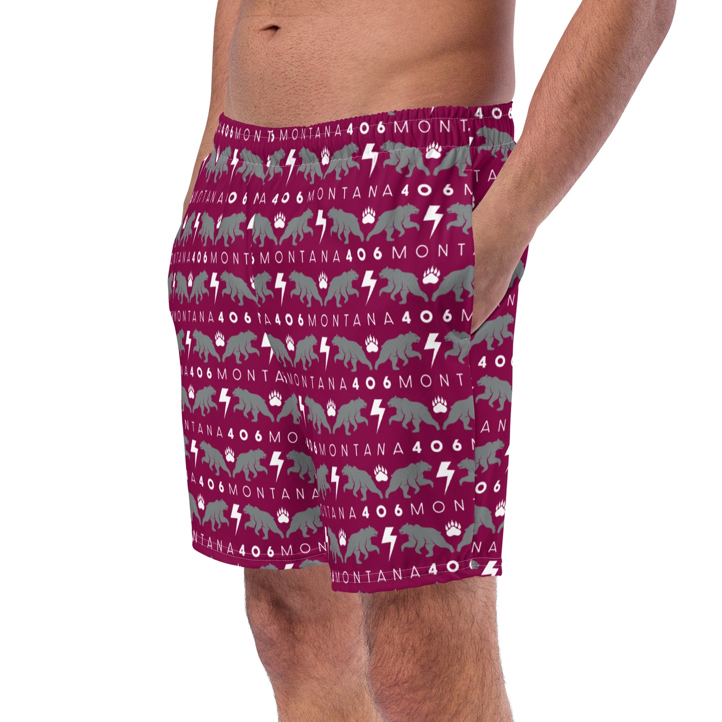 Montana Griz Men's Recycled Swim Trunks