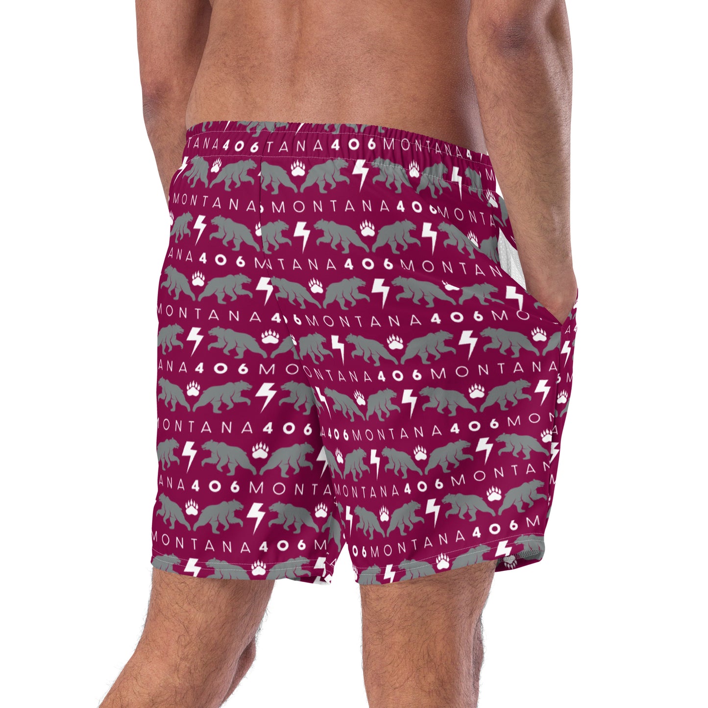 Montana Griz Men's Recycled Swim Trunks