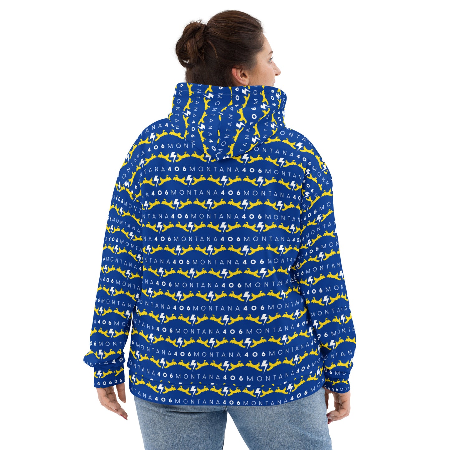 406 Bobcat Fanatic Pattern Unisex Hoodie
