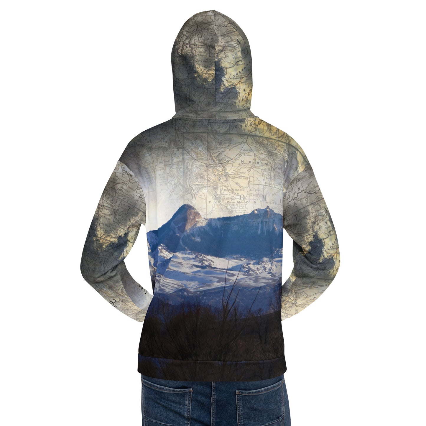Scenic AF: Heart Mountain Unisex Hoodie