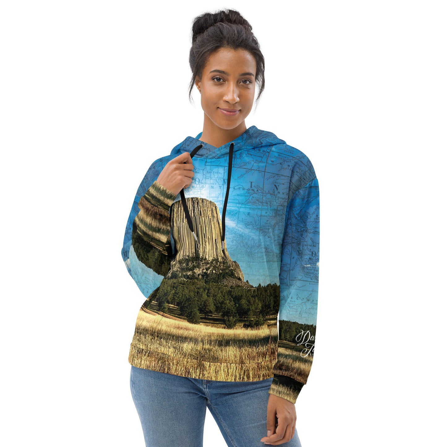 Scenic AF: Devils Tower Unisex Hoodie