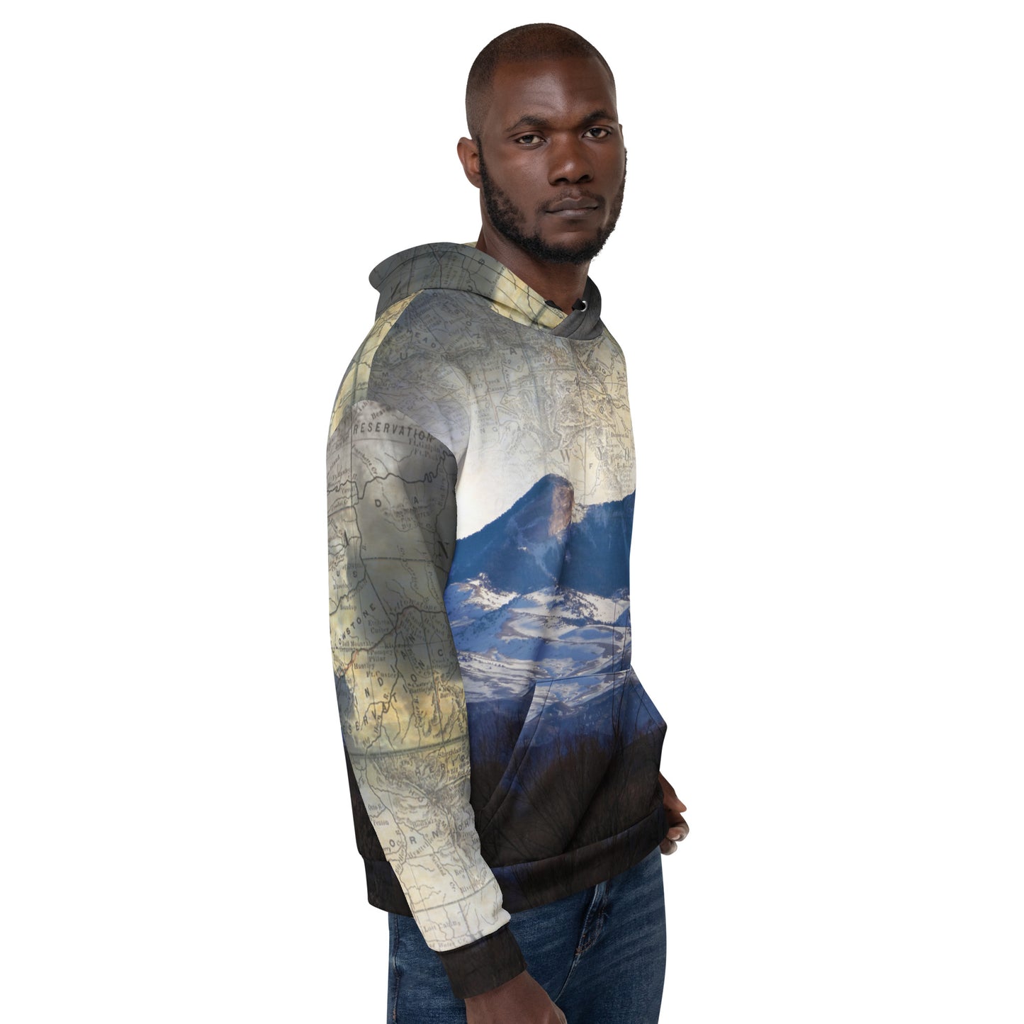 Scenic AF: Heart Mountain Unisex Hoodie