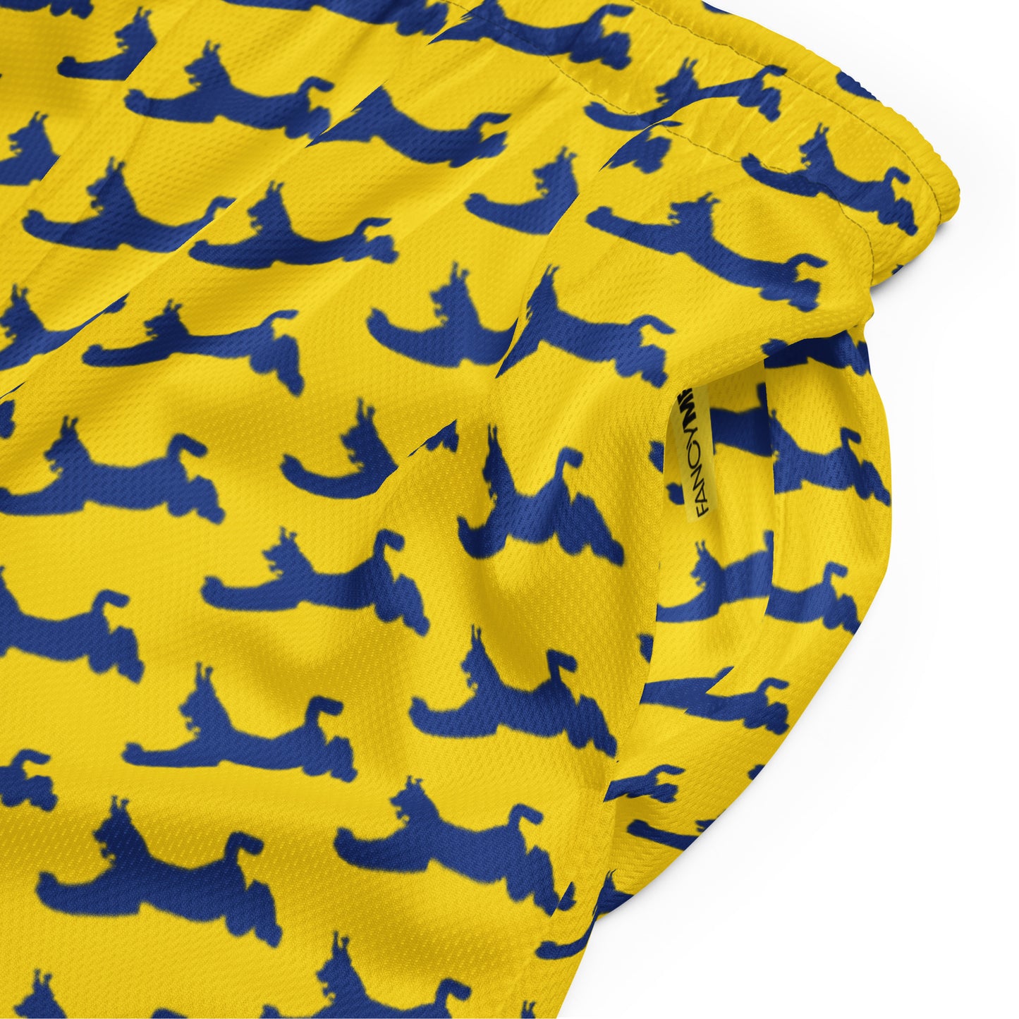 Bobcat Silhouette Unisex Mesh Shorts