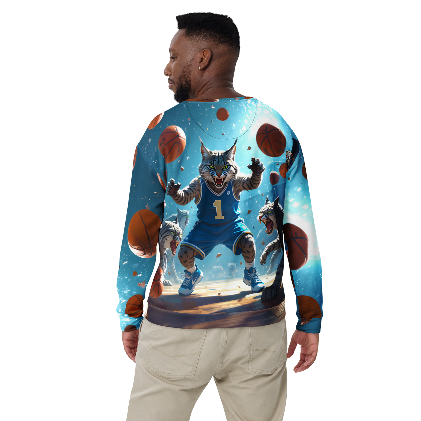 Bobcat Game Day: Basketball Unisex Sweatshirt