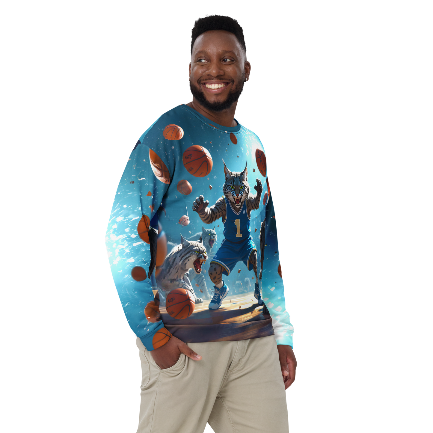 Bobcat Game Day: Basketball Unisex Sweatshirt