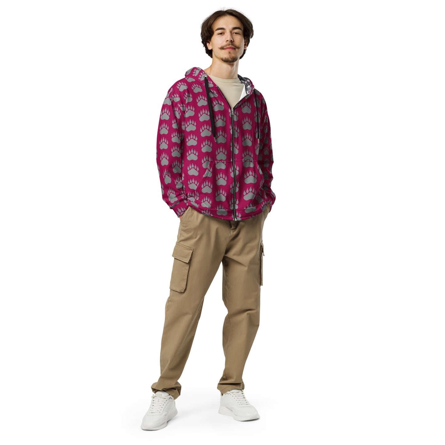 406 Grizzly Fanatic Unisex Zip Hoodie