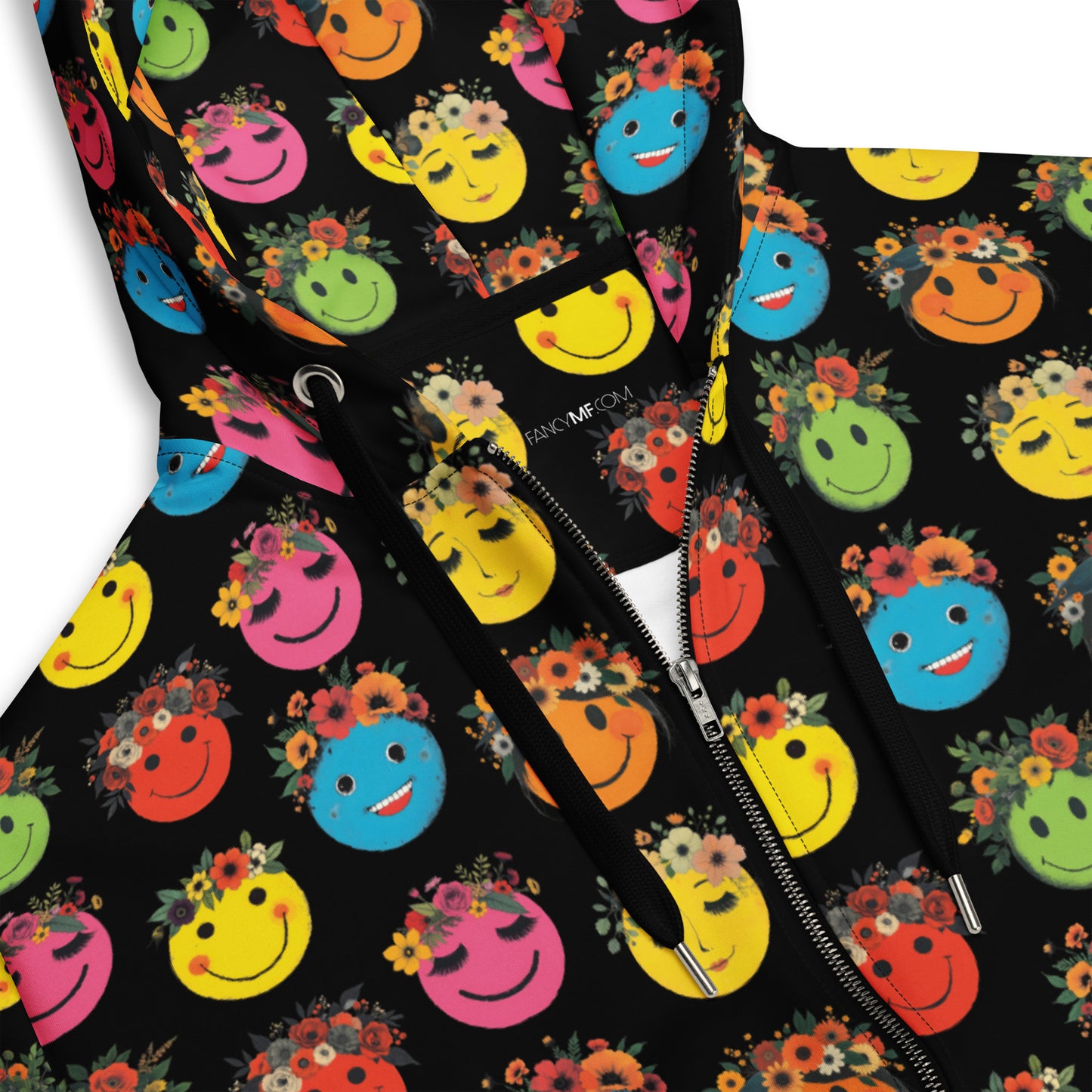 All Smiles Unisex Zip Hoodie