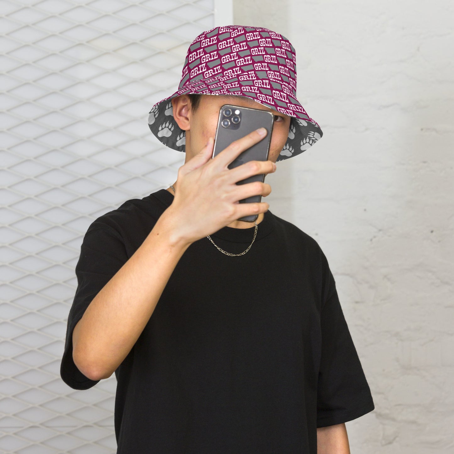 Montana Griz REVERSIBLE Bucket Hat