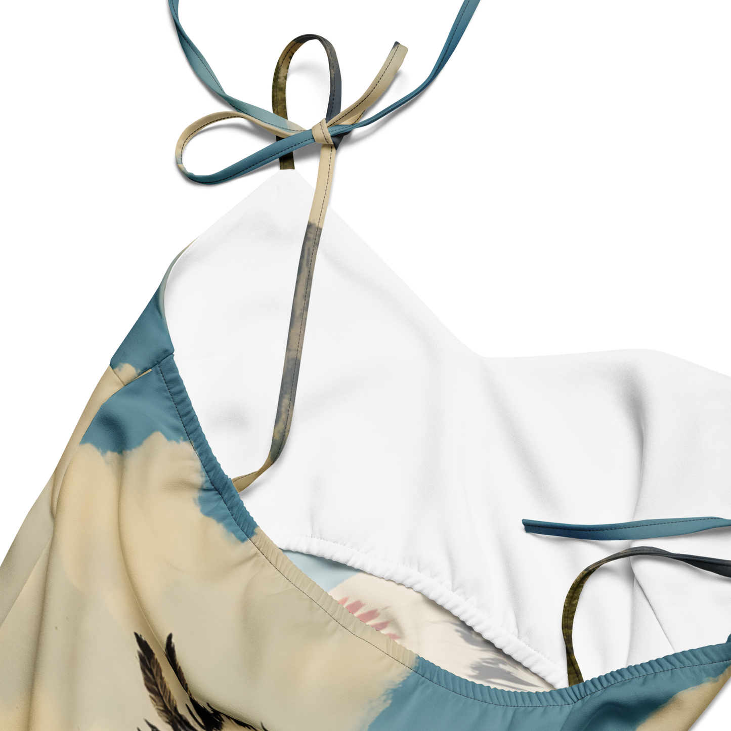 Retro West: Native American 1 Tie-strap midi dress