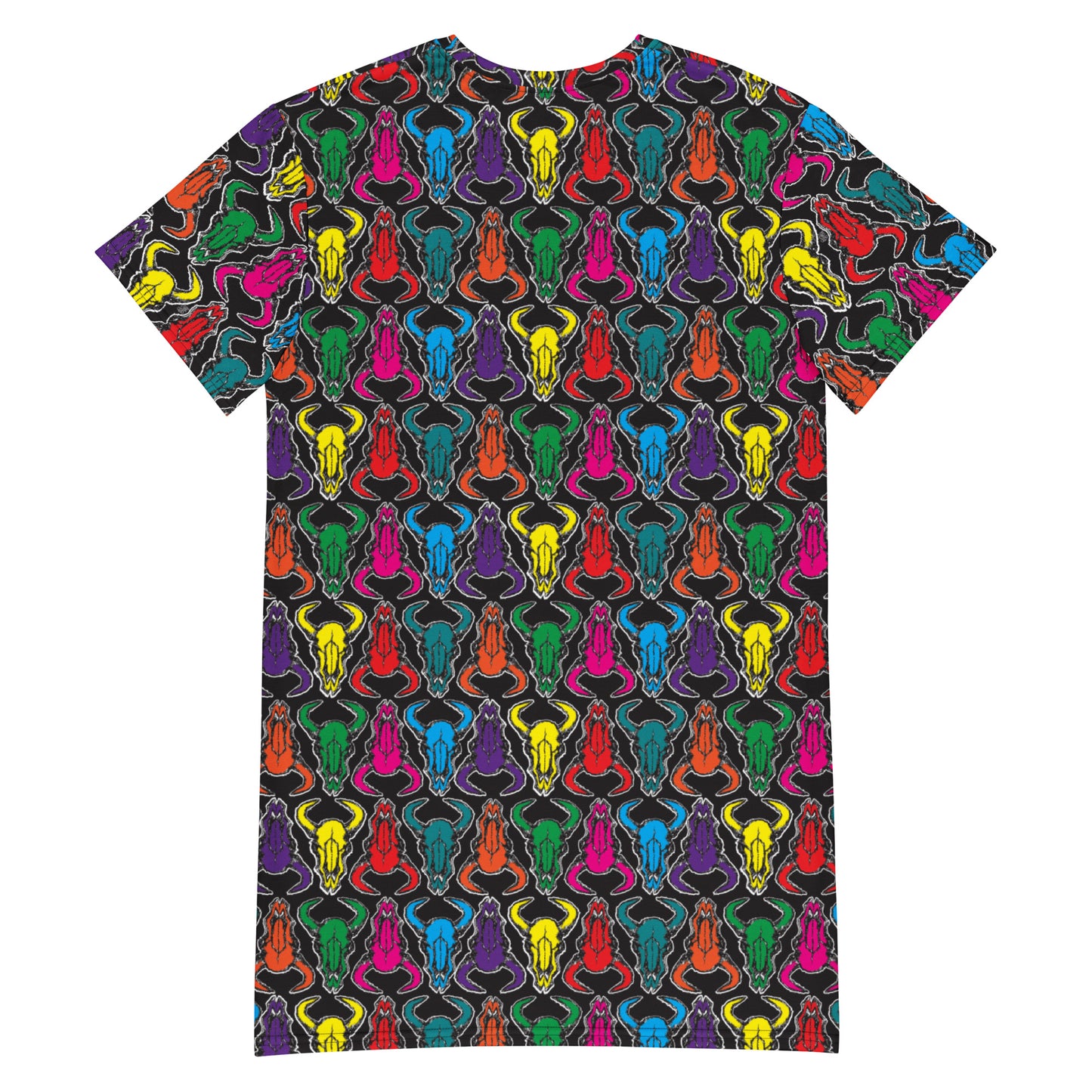 Bison Skull T-shirt Dress
