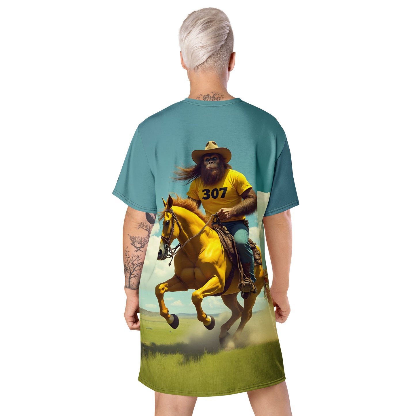 Bigfoot 307 Cowboy T-shirt Dress