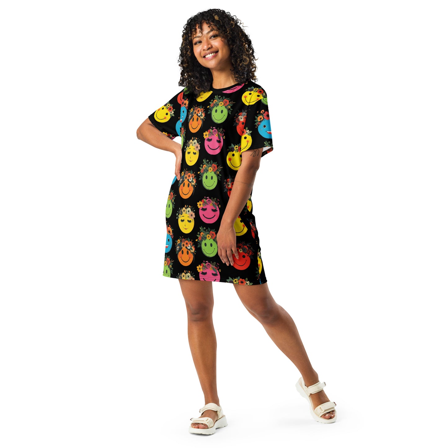 All Smiles T-shirt Dress