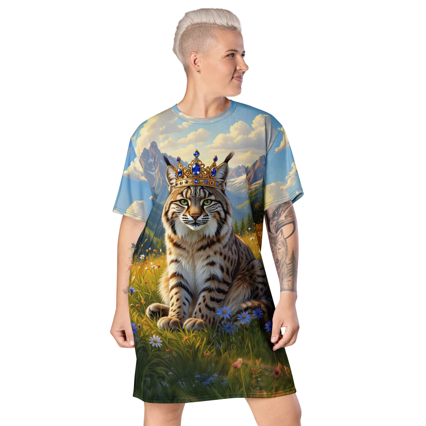 Bobcat Crown T-shirt Dress