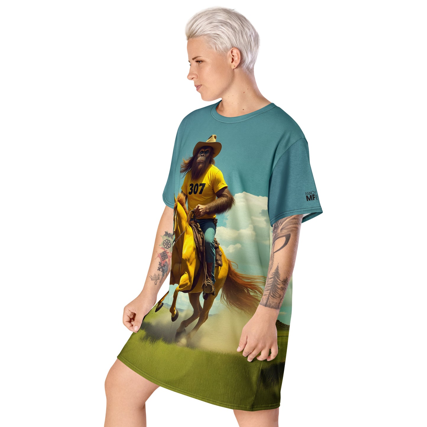 Bigfoot 307 Cowboy T-shirt Dress