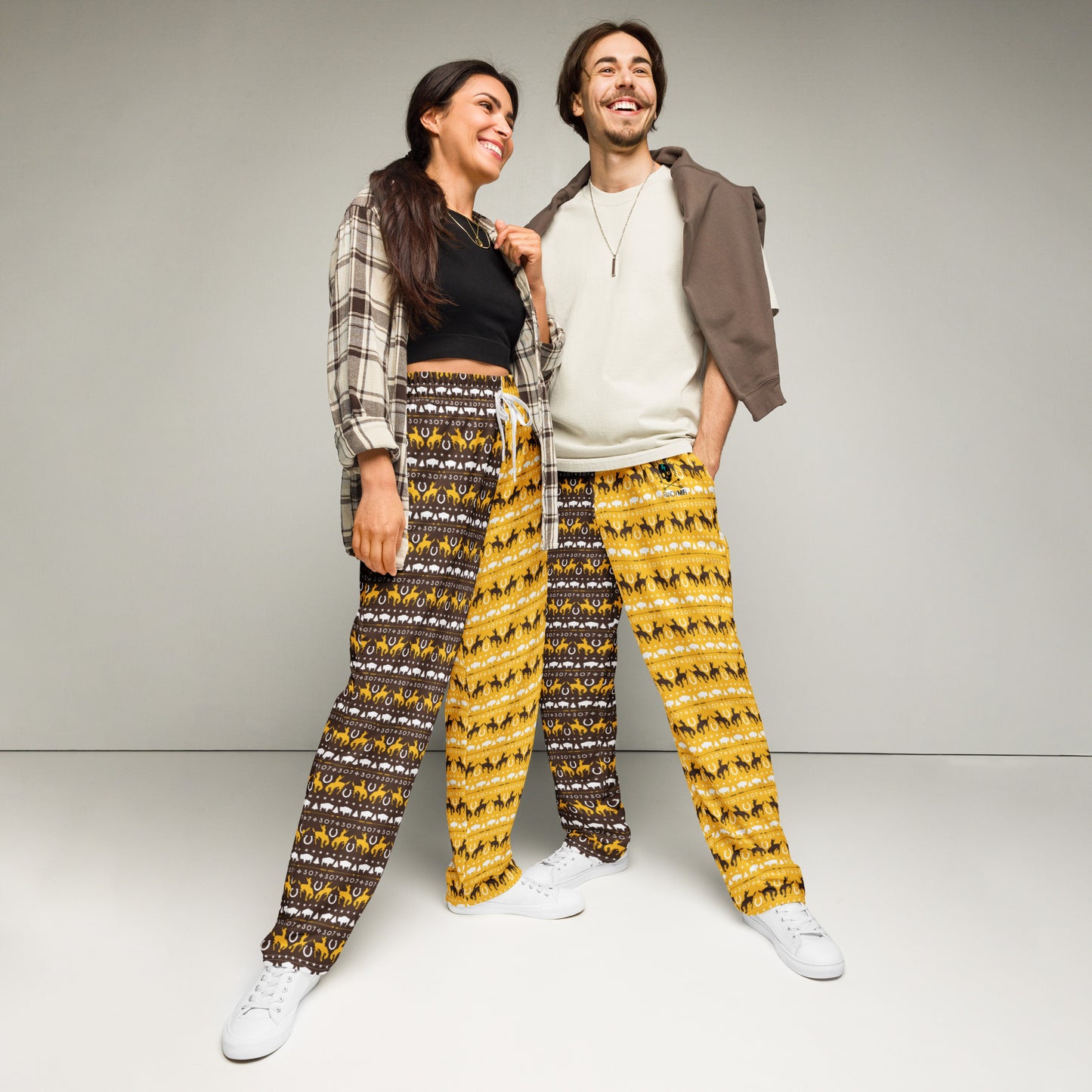 Wyoming Cowboys Wide-Leg Unisex Sweatpants