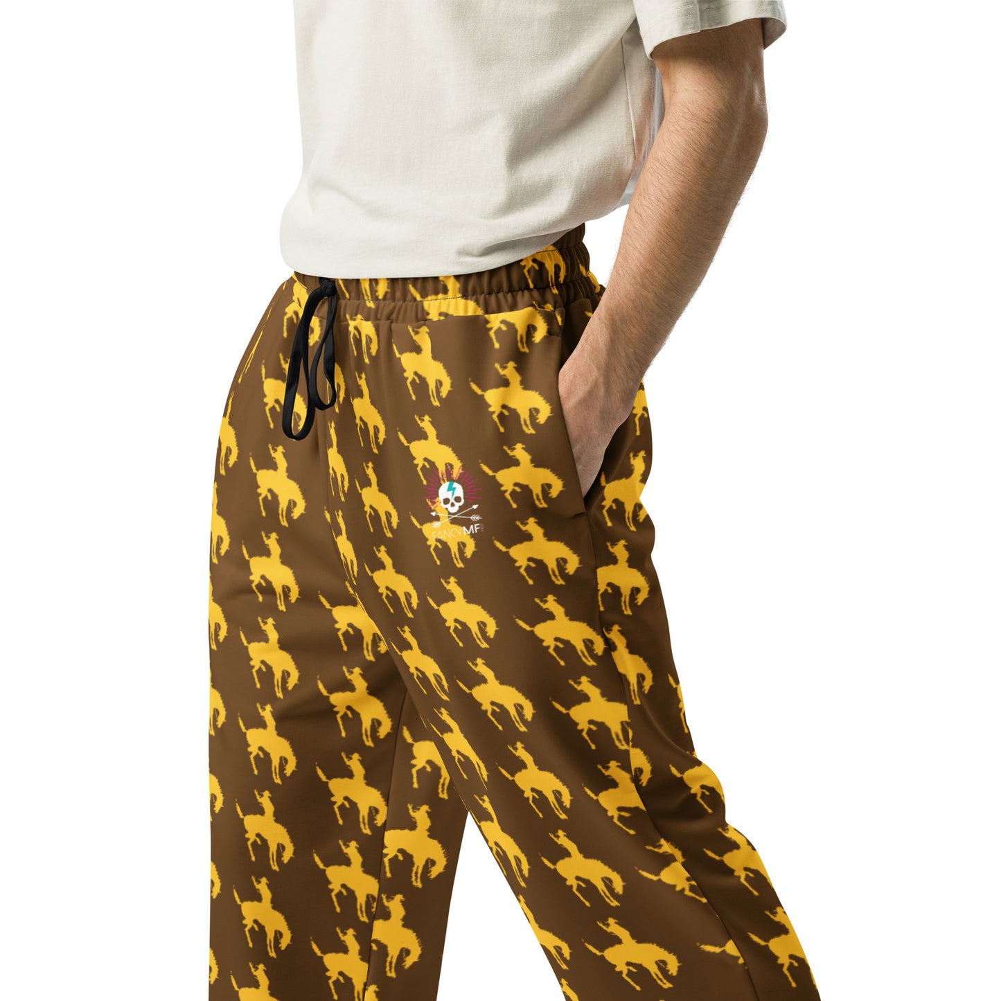 307 Cowboy Fanatic Wide-Leg Unisex Sweatpants