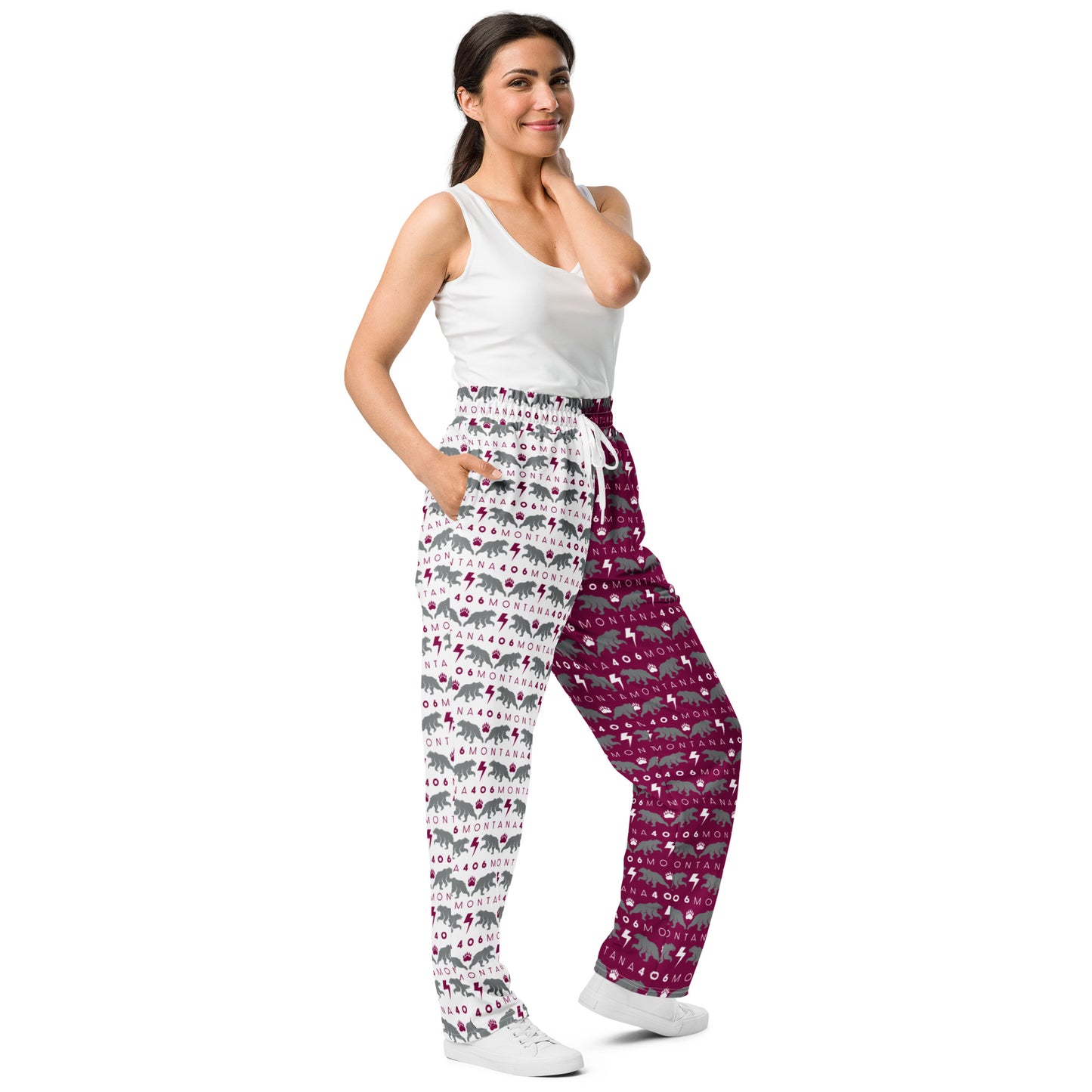 Montana Griz Wide-Leg Unisex Sweatpants