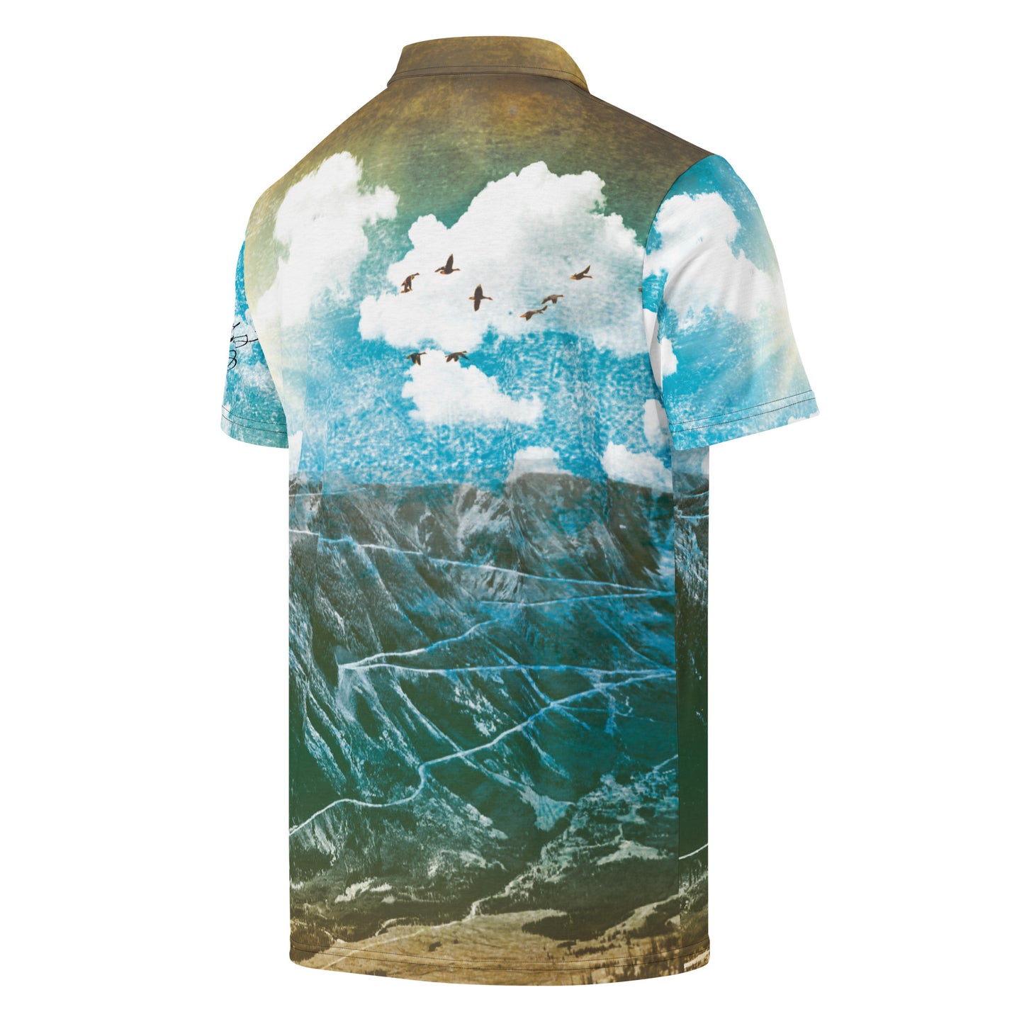 Scenic AF: Beartooth Pass Men's SLIM FIT Polo