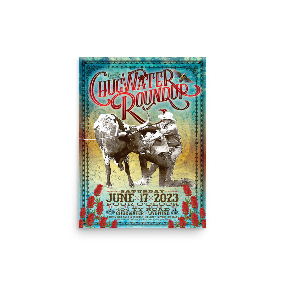 Chugwater Roundup Rodeo 2023 Poster