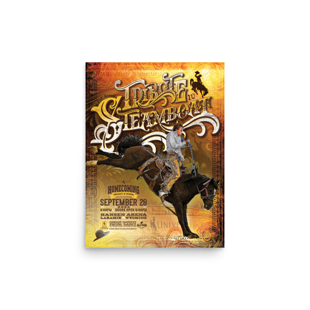 University of Wyoming Tribute to Steamboat 2023 Poster