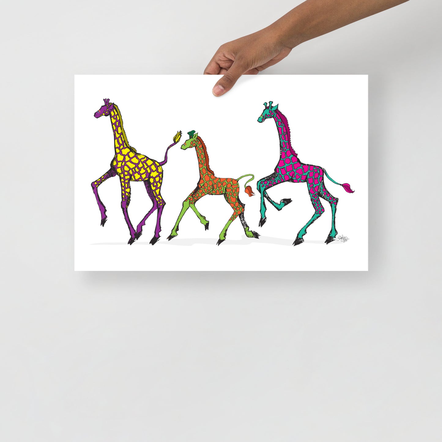 Scamper Series: Giraffes