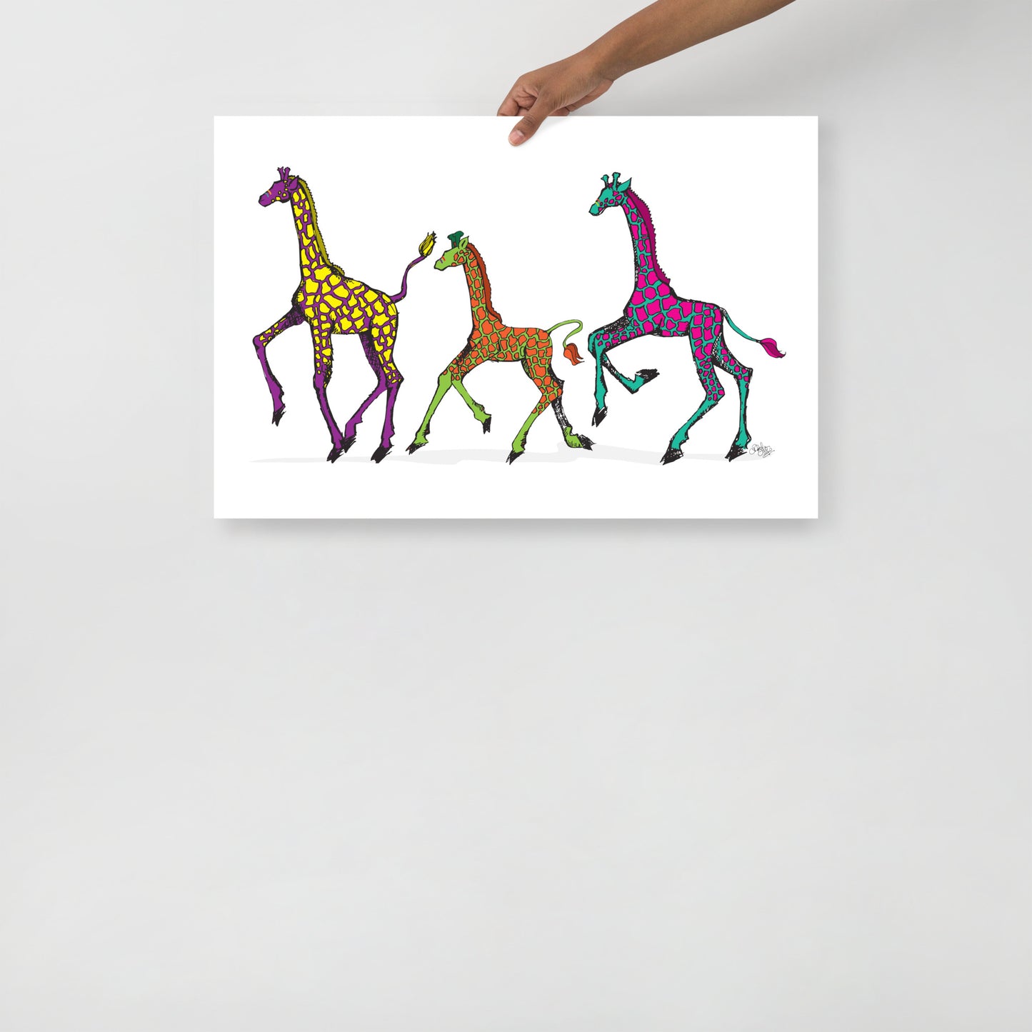 Scamper Series: Giraffes