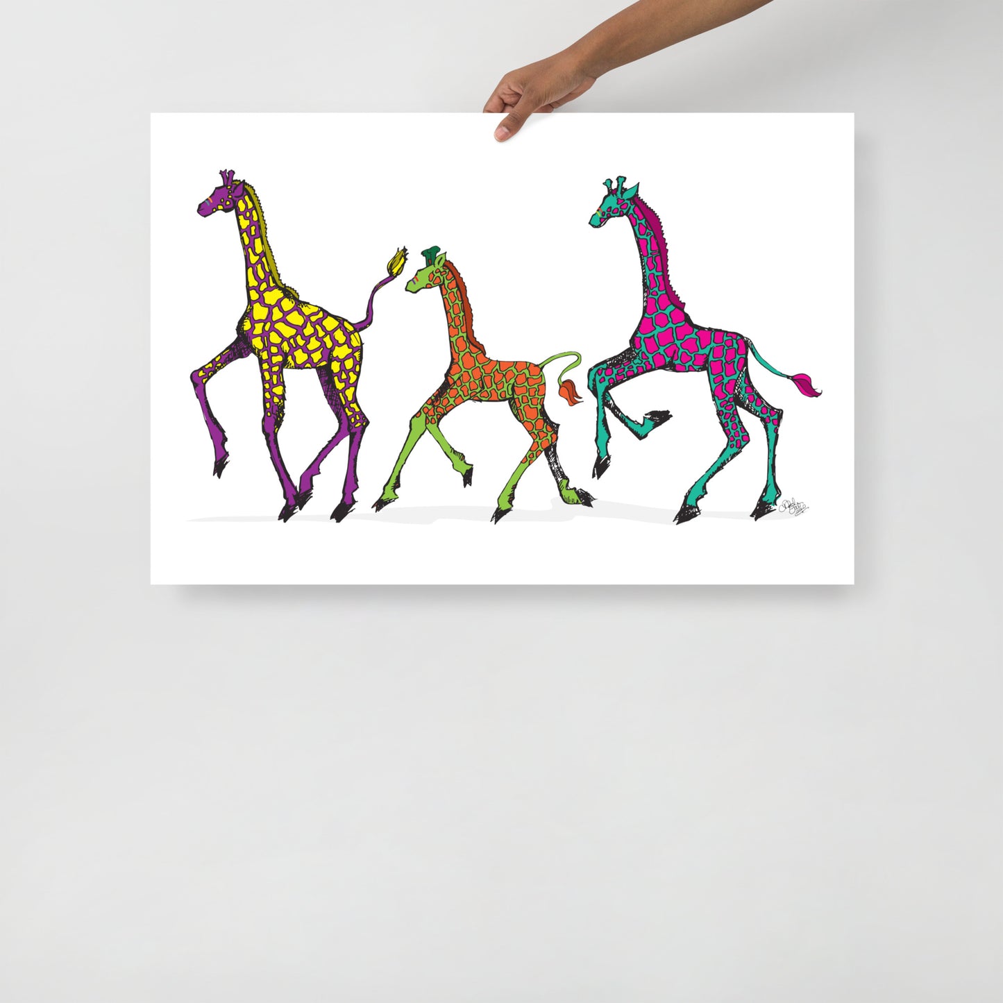 Scamper Series: Giraffes