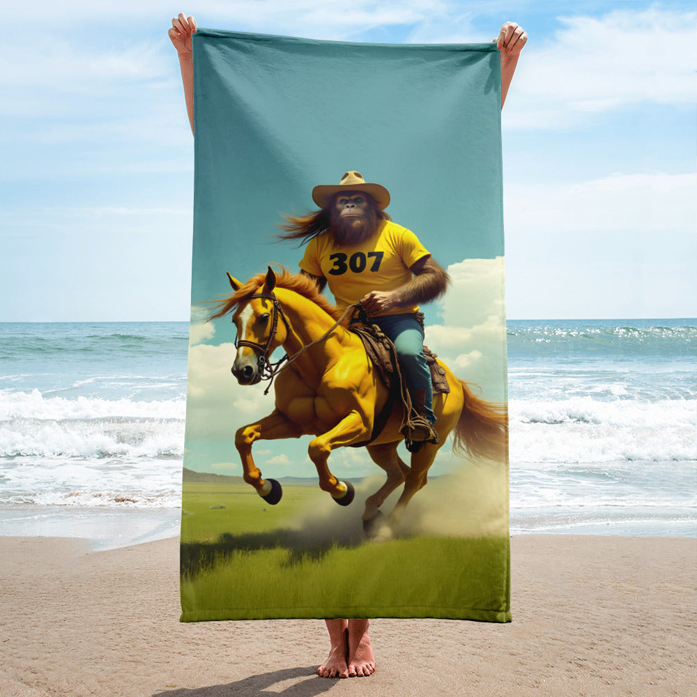 Bigfoot 307 Cowboy Beach Towel