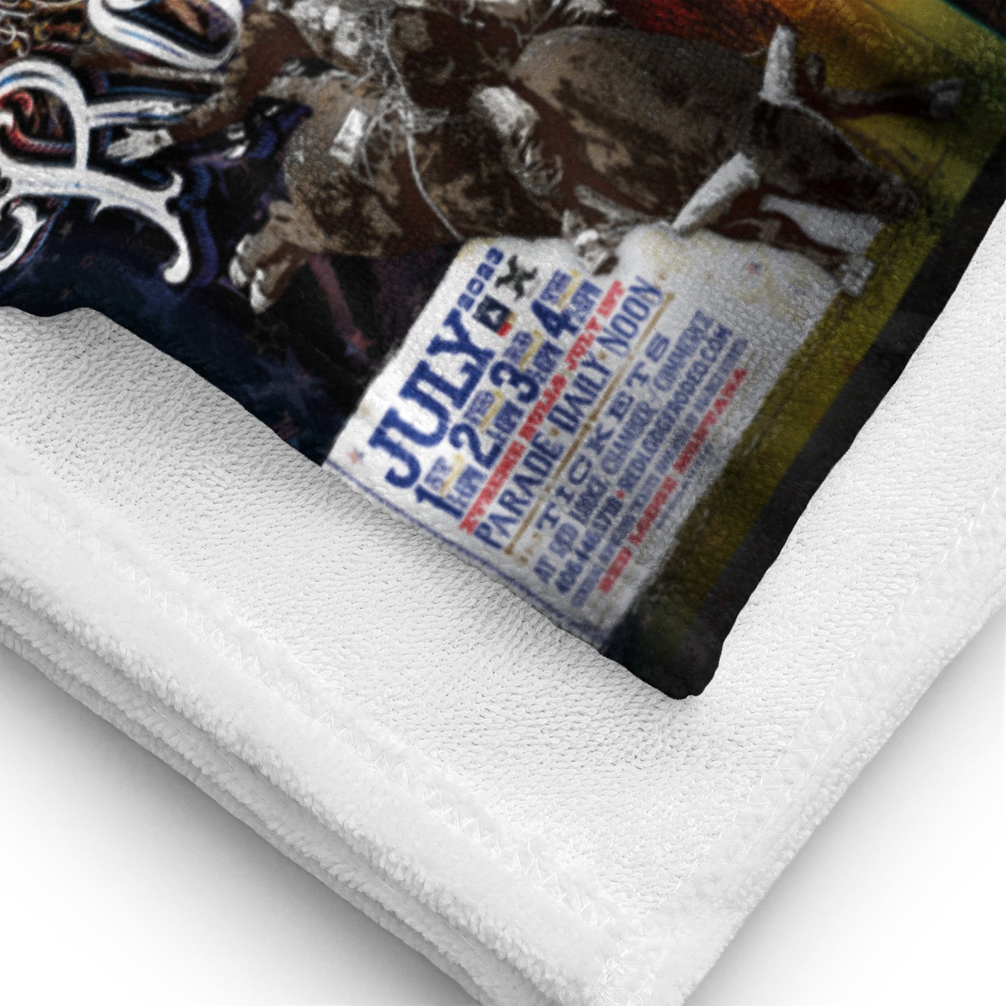 Rodeo Poster Combo Beach Towel