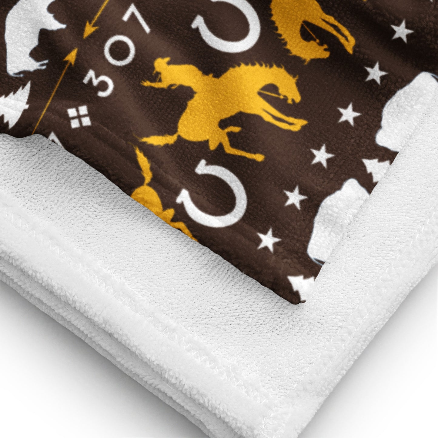 Wyoming Cowboys Beach Towel