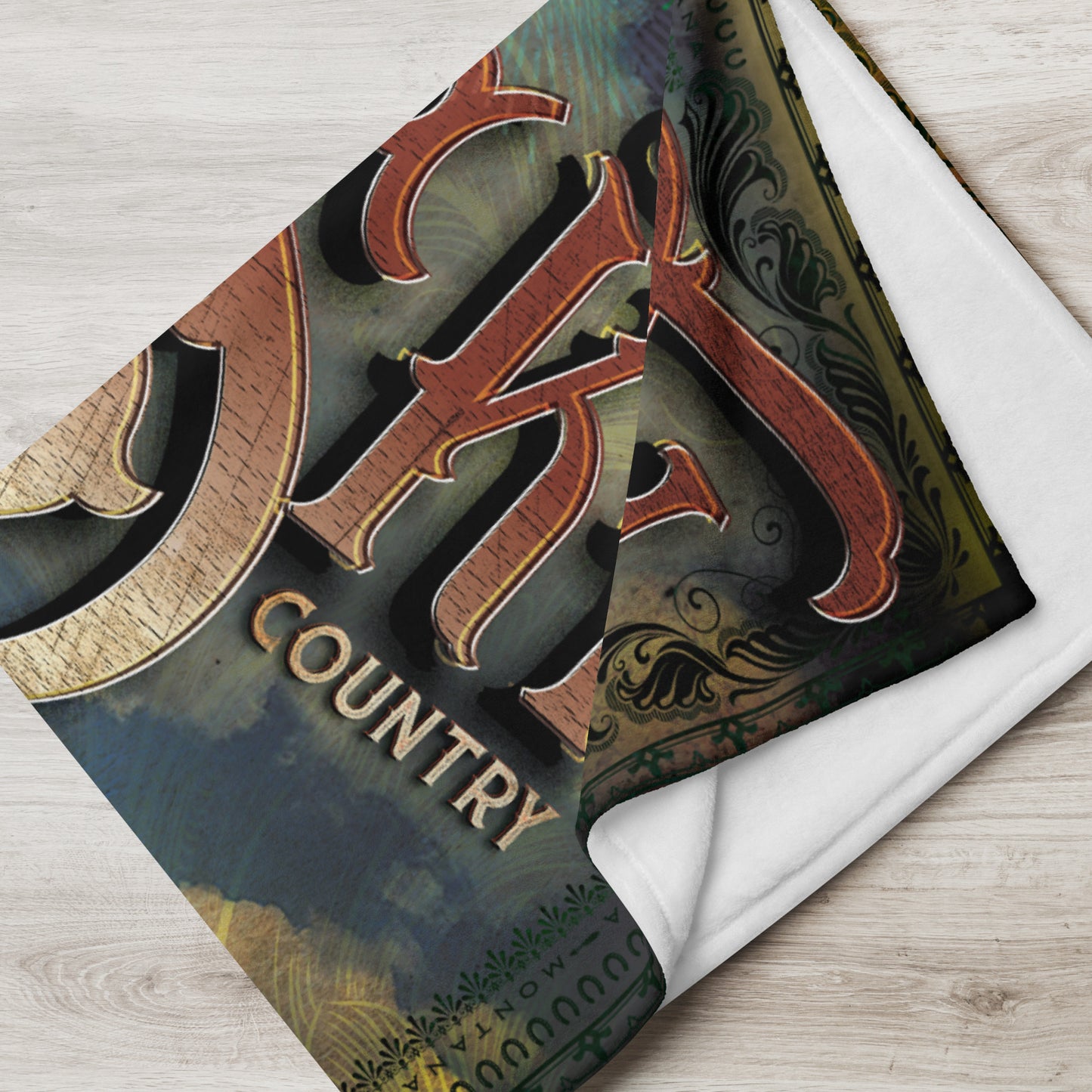 Big Sky Country (Montana) 60"x80" Throw Blanket