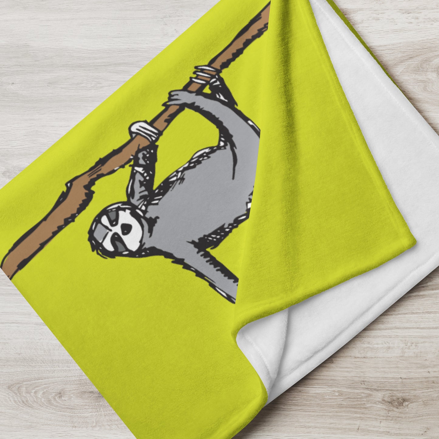 Scamper Series: Sloths Throw 60"x80" Blanket