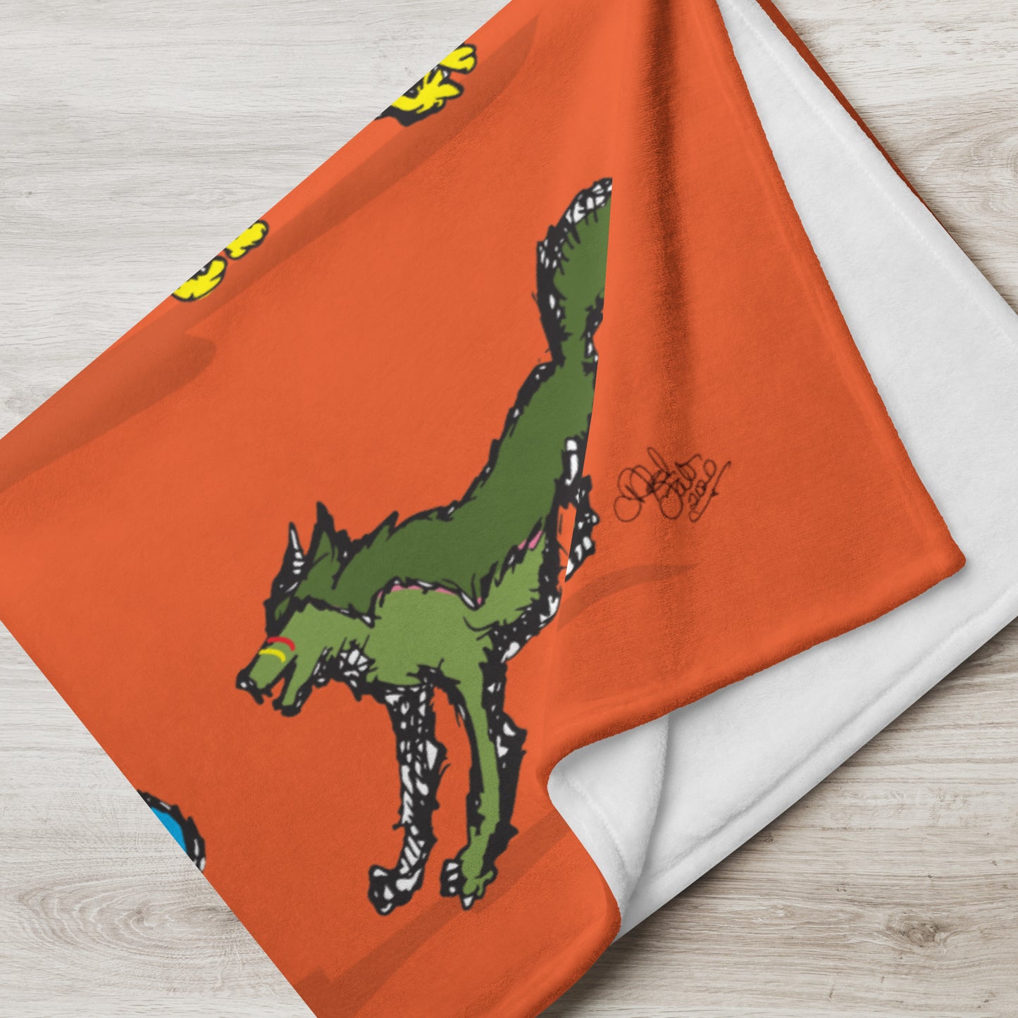 Scamper Series: Wolves 60"x80" Throw Blanket