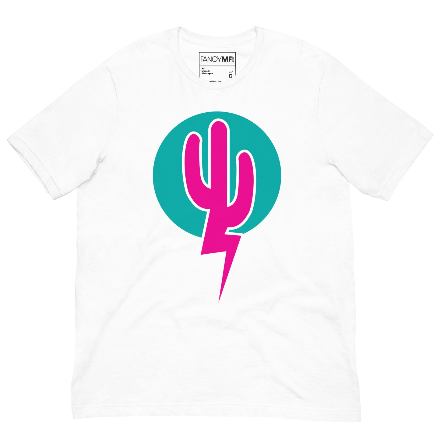 Fancy MF Hot Pink Cactus Bolt Unisex T-shirt