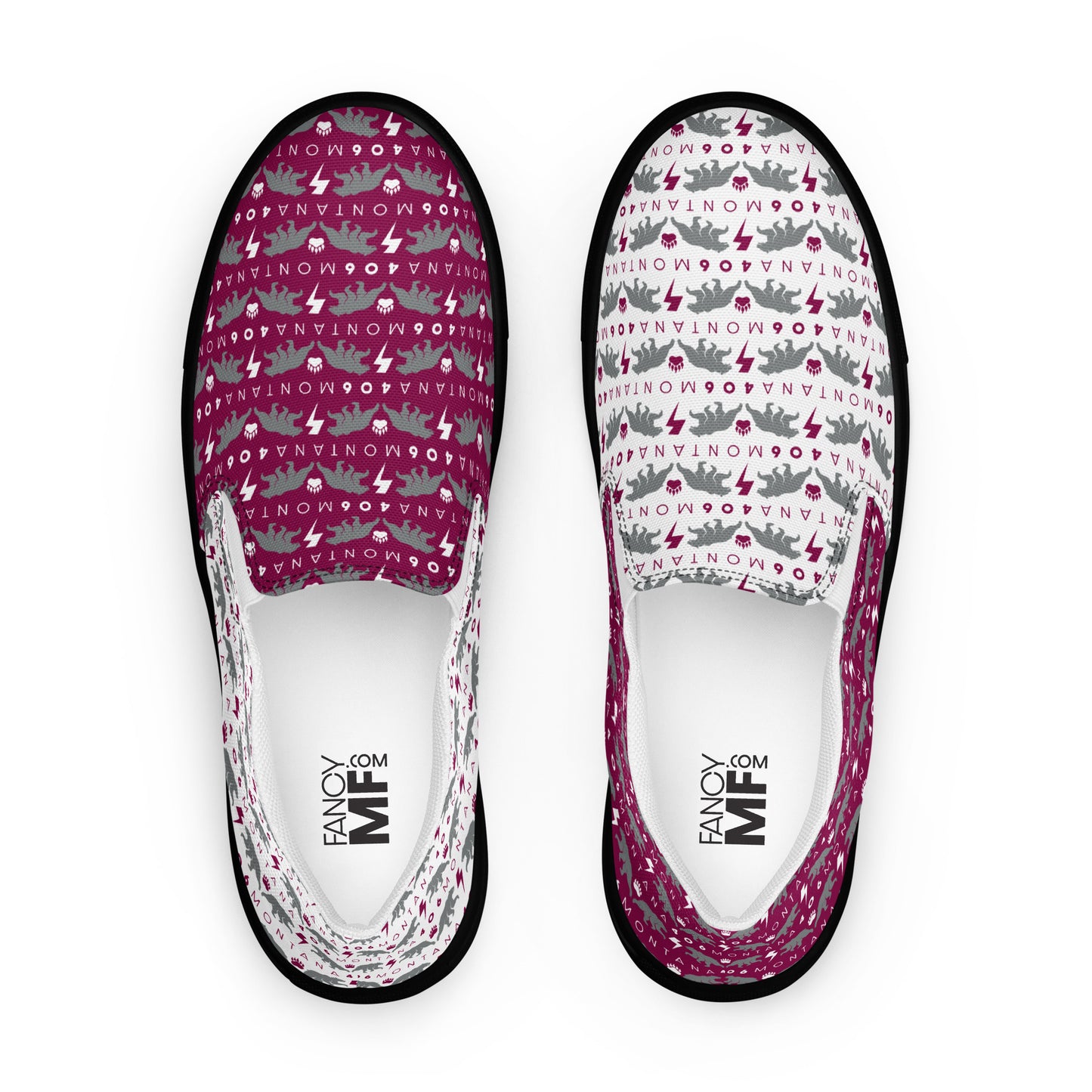 Montana Griz Women’s Slip-On Canvas Shoes