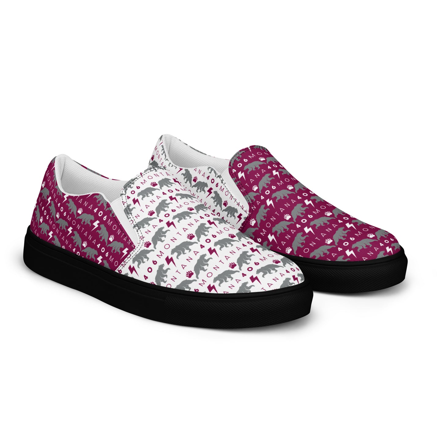Montana Griz Women’s Slip-On Canvas Shoes