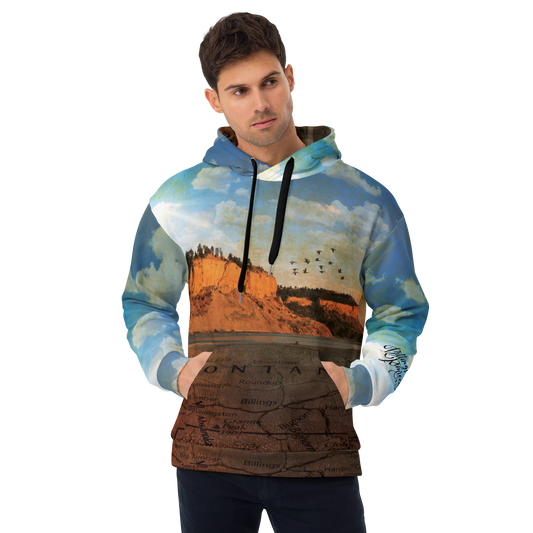 Scenic AF: Billings Rimrocks Unisex Hoodie
