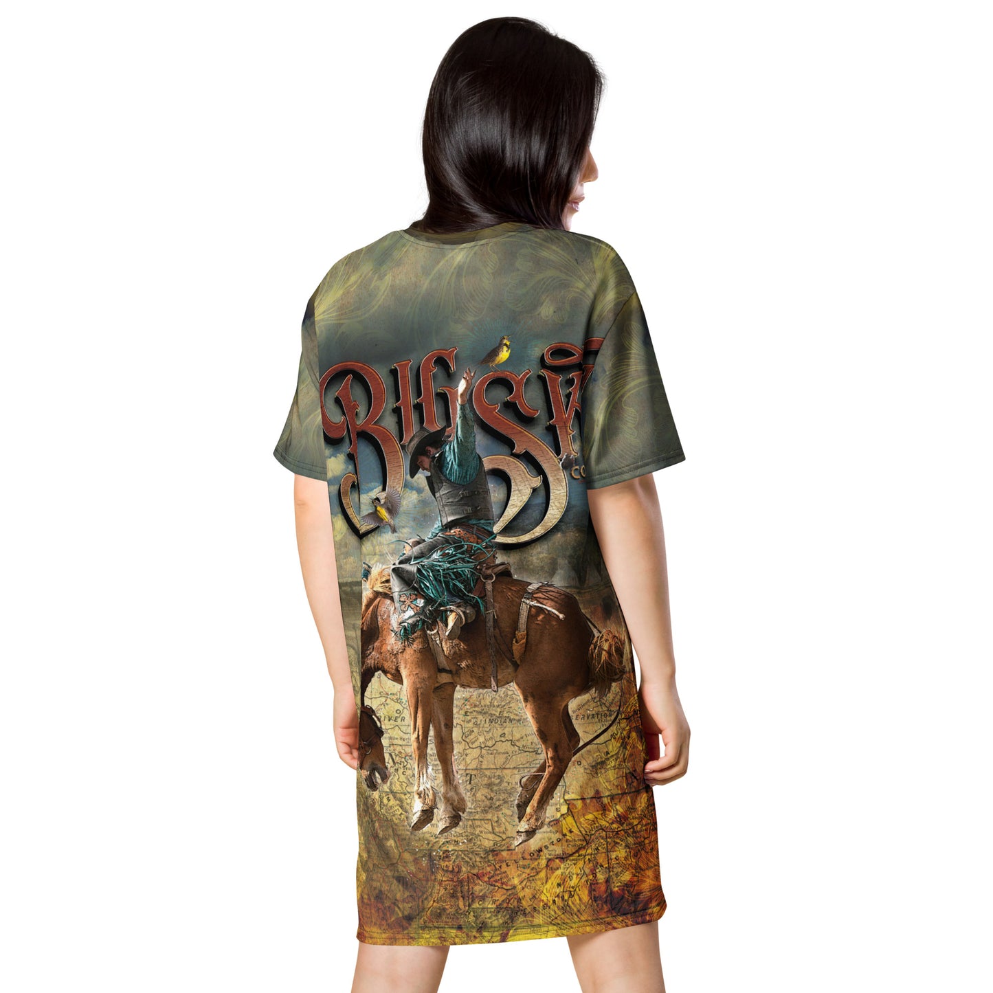 Big Sky Country (Montana) T-shirt Dress