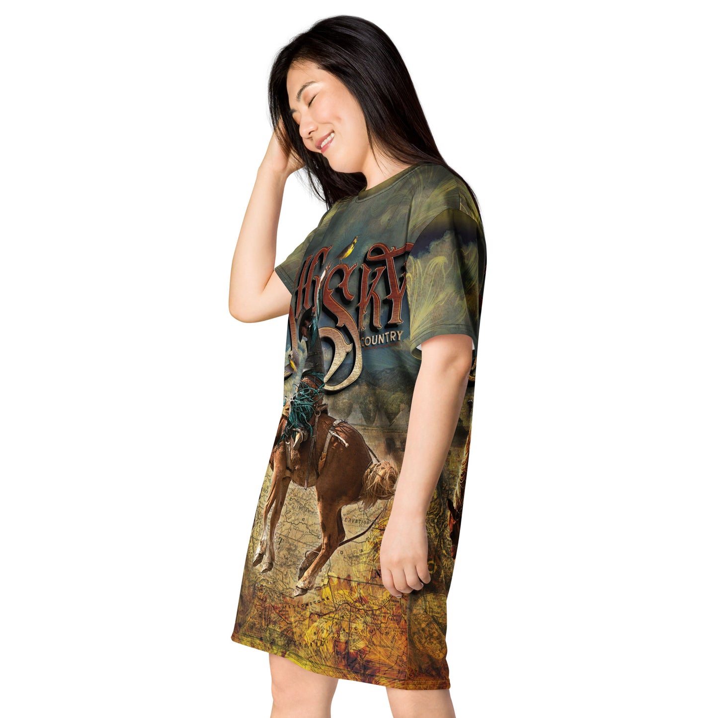 Big Sky Country (Montana) T-shirt Dress