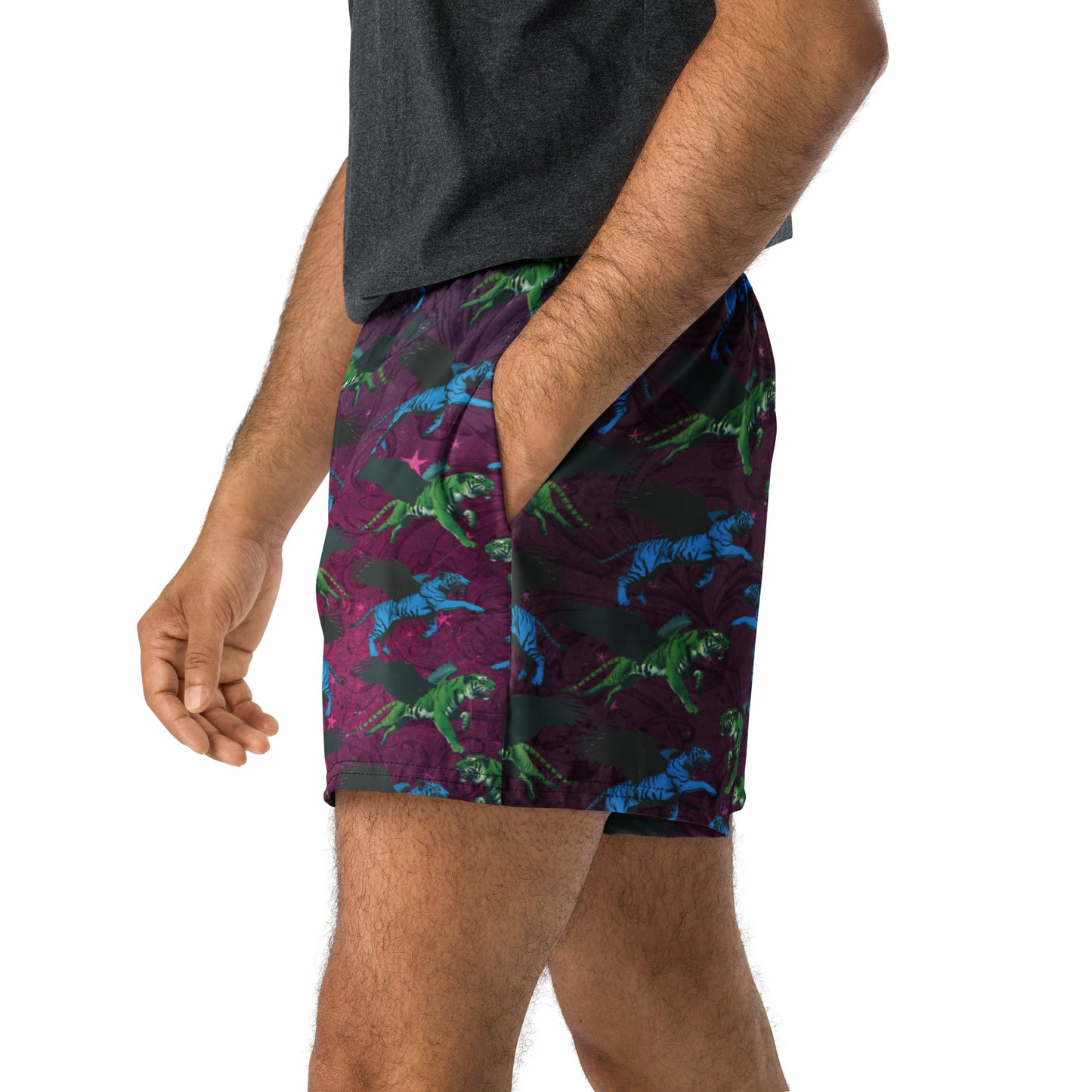 Easy Tiger Unisex Athletic Shorts