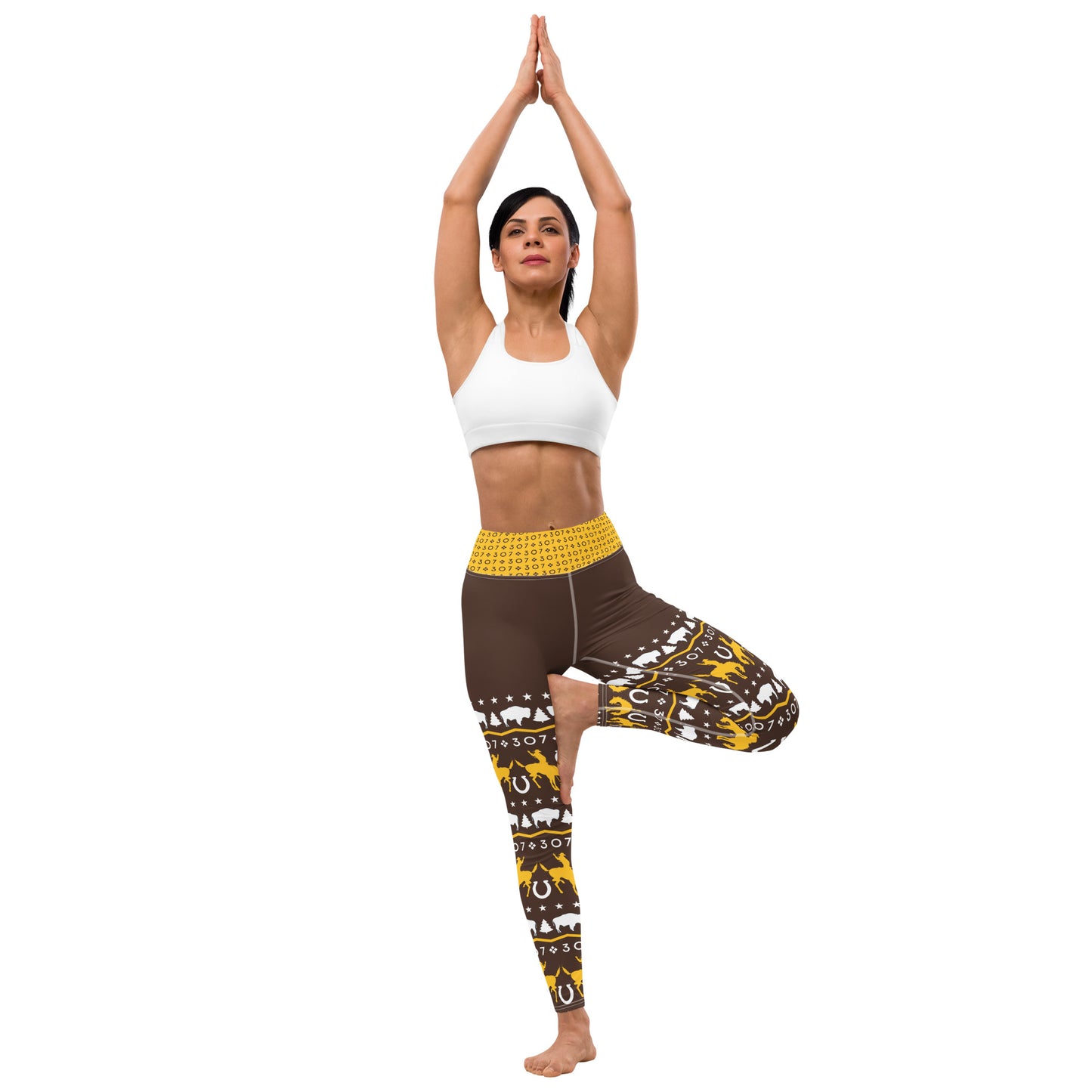 Wyoming Cowboys Yoga Leggings