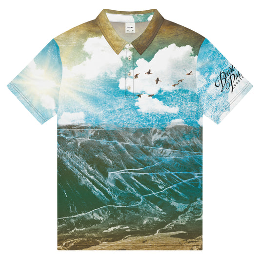 Scenic AF: Beartooth Pass Men's Slim Fit Polo