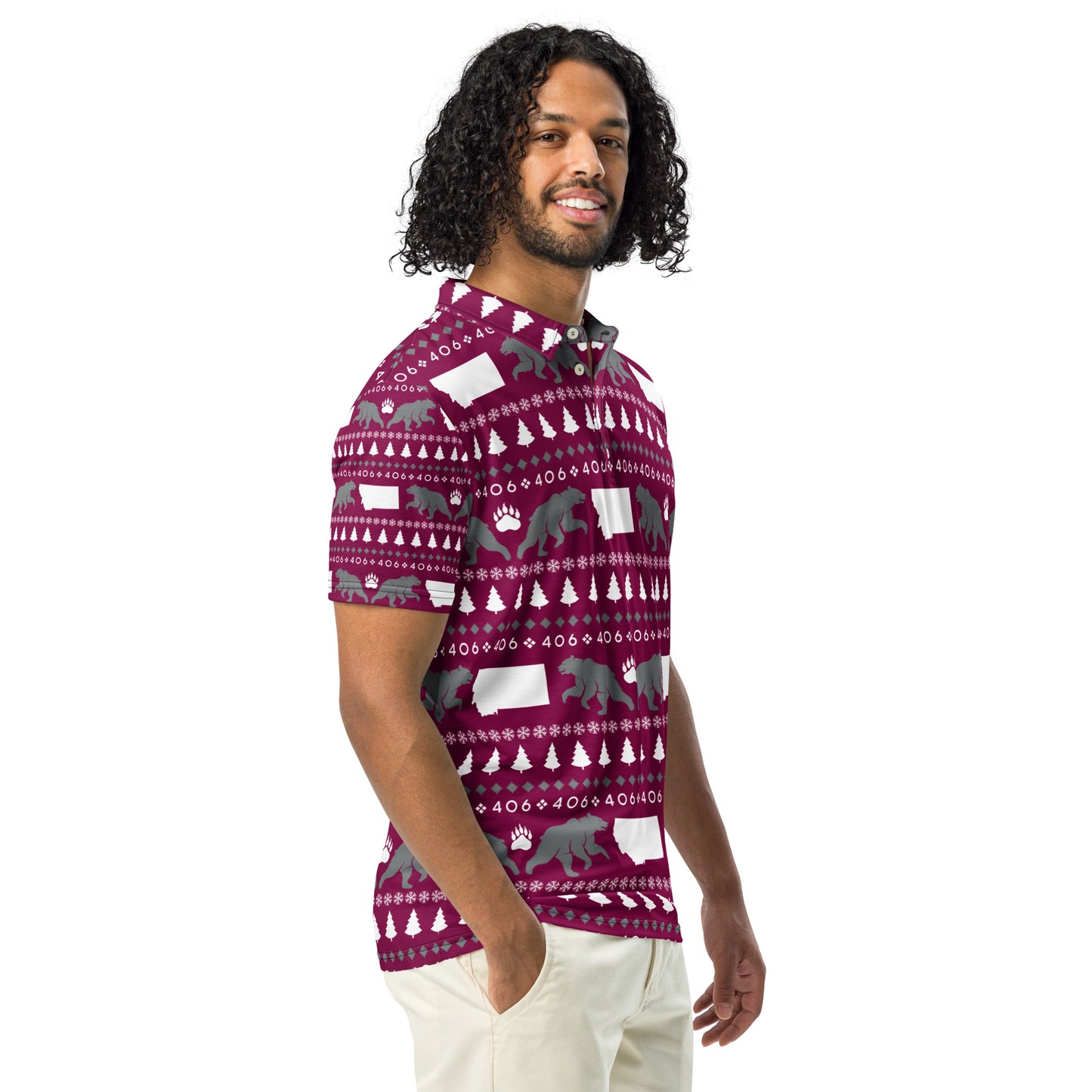 Montana Griz Men’s Slim Fit Polo