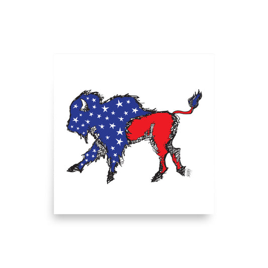 Freedom Series "Bison 2" Print