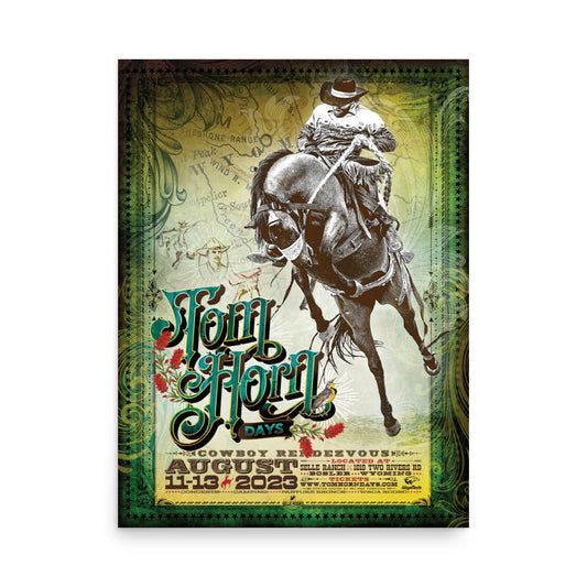 2023 Tom Horn Days Rodeo Poster