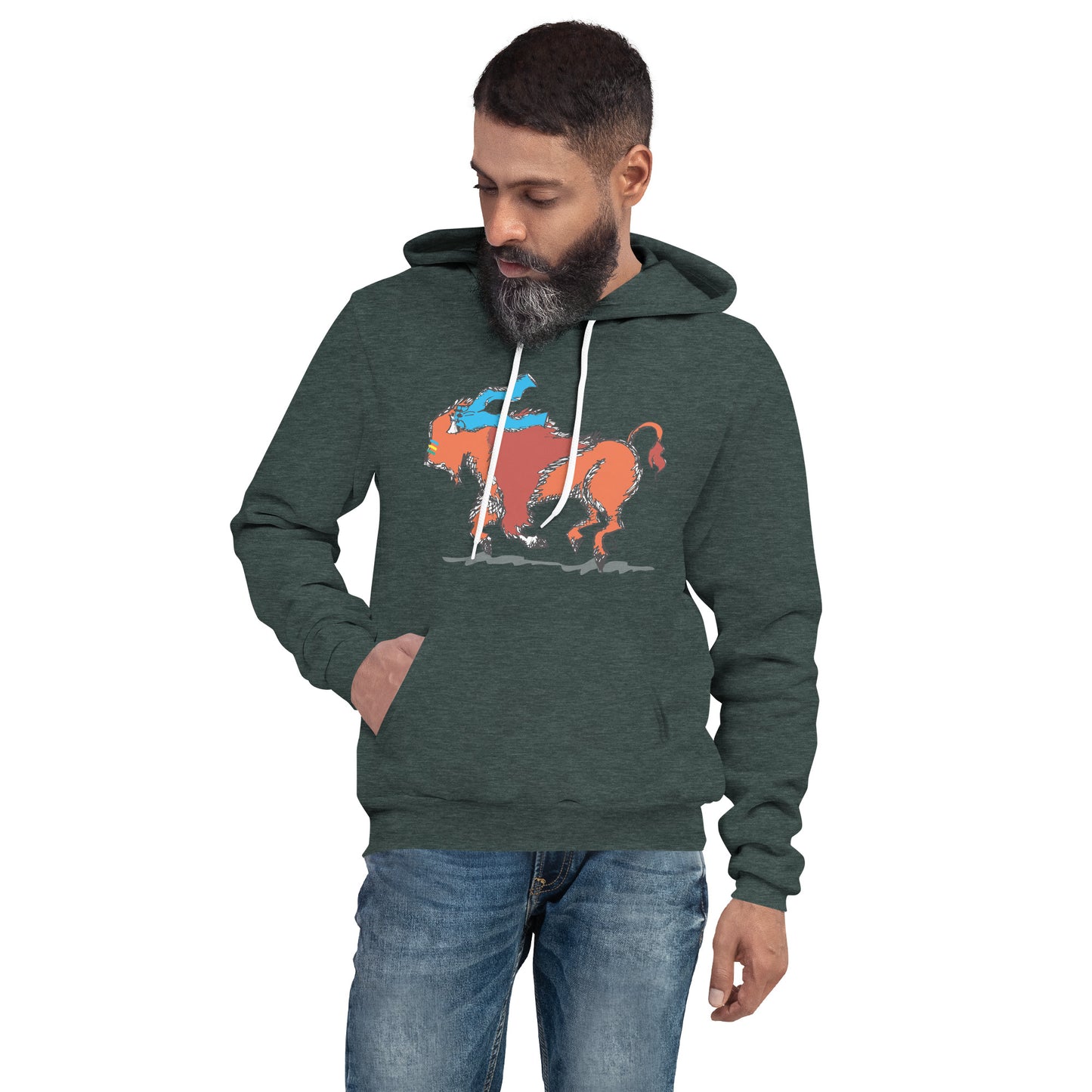 Don't Pet the Bison Britches Unisex Hoodie