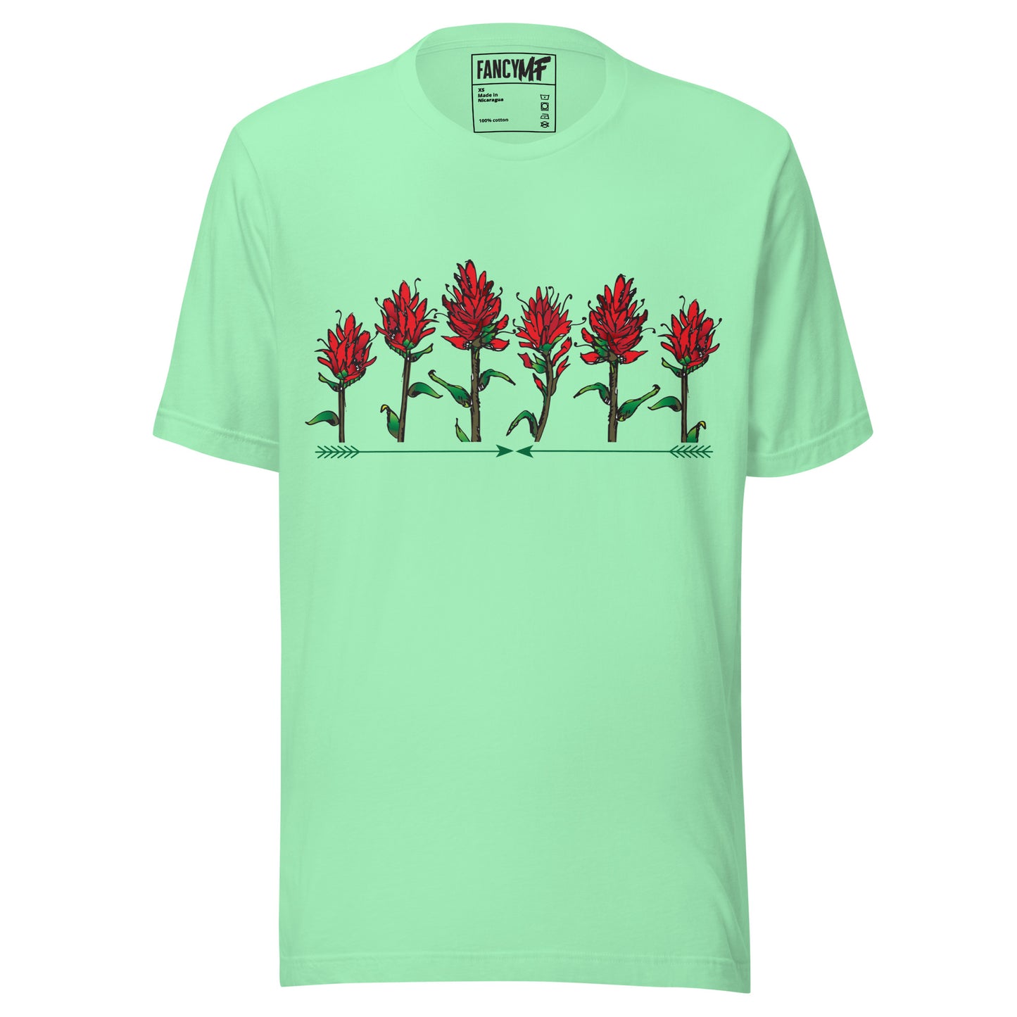 Indian Paintbrush Flowers & Arrows Unisex T-shirt
